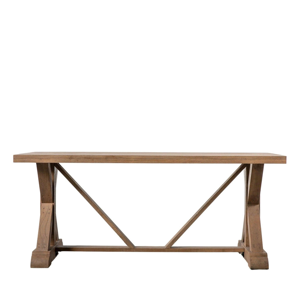 Millbrook X Frame Dining Table - 1.8m or 2.2m - Distinctly Living 