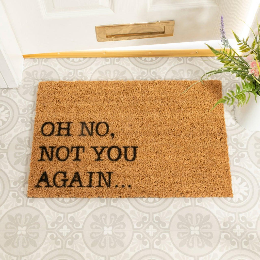 Oh No Not You Again Doormat - Distinctly Living 