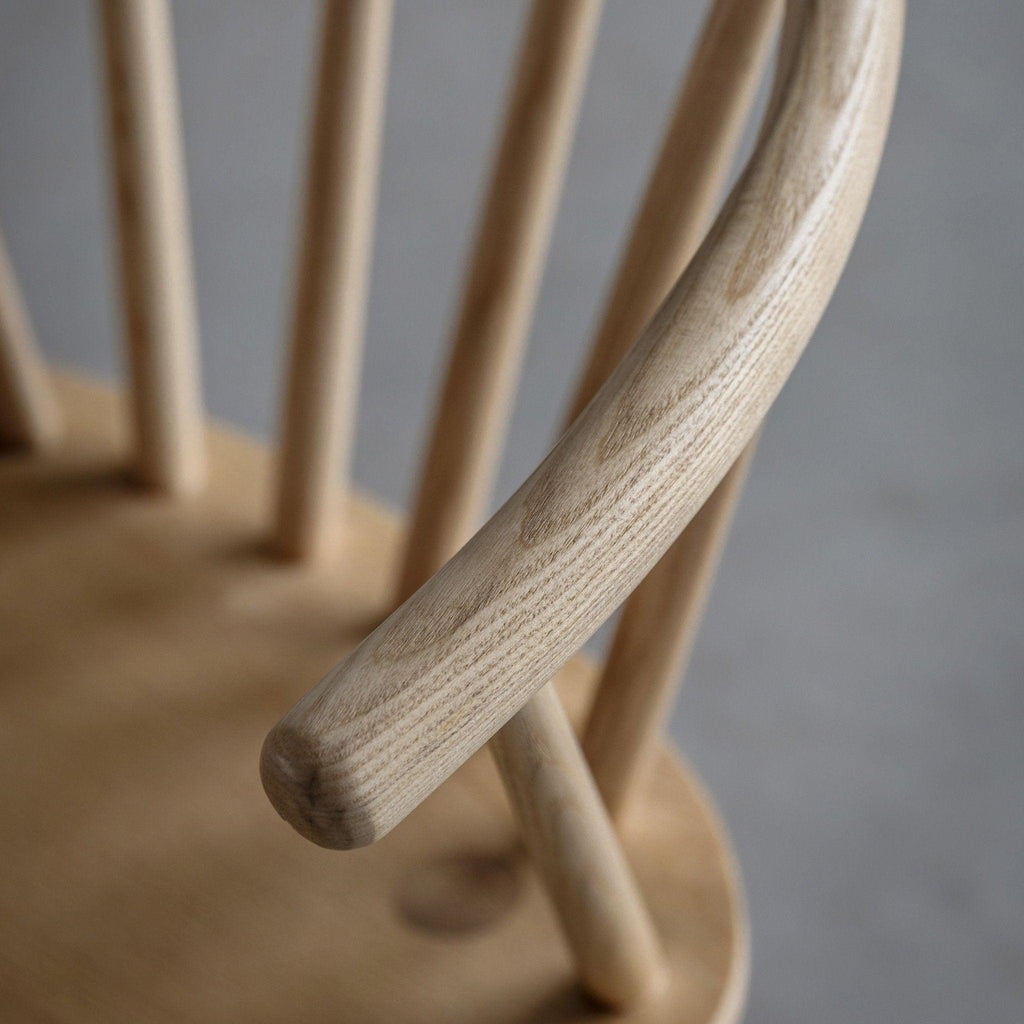 Pair of Folk Oak Dining Chairs - Natural or Mocha - Distinctly Living 