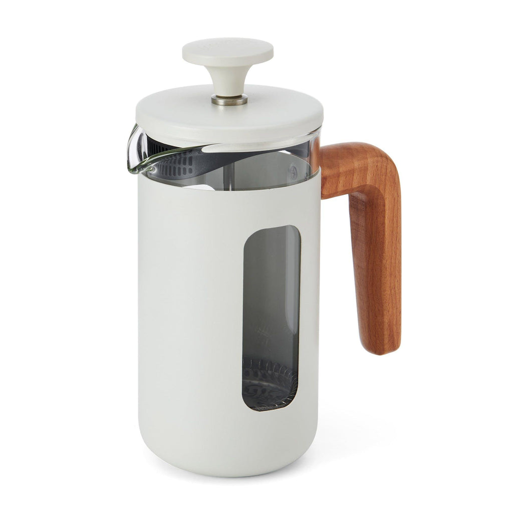 Retro 3 Cup Cafetiere - Taupe, Pink, Cream, Green or Blue - Distinctly Living 