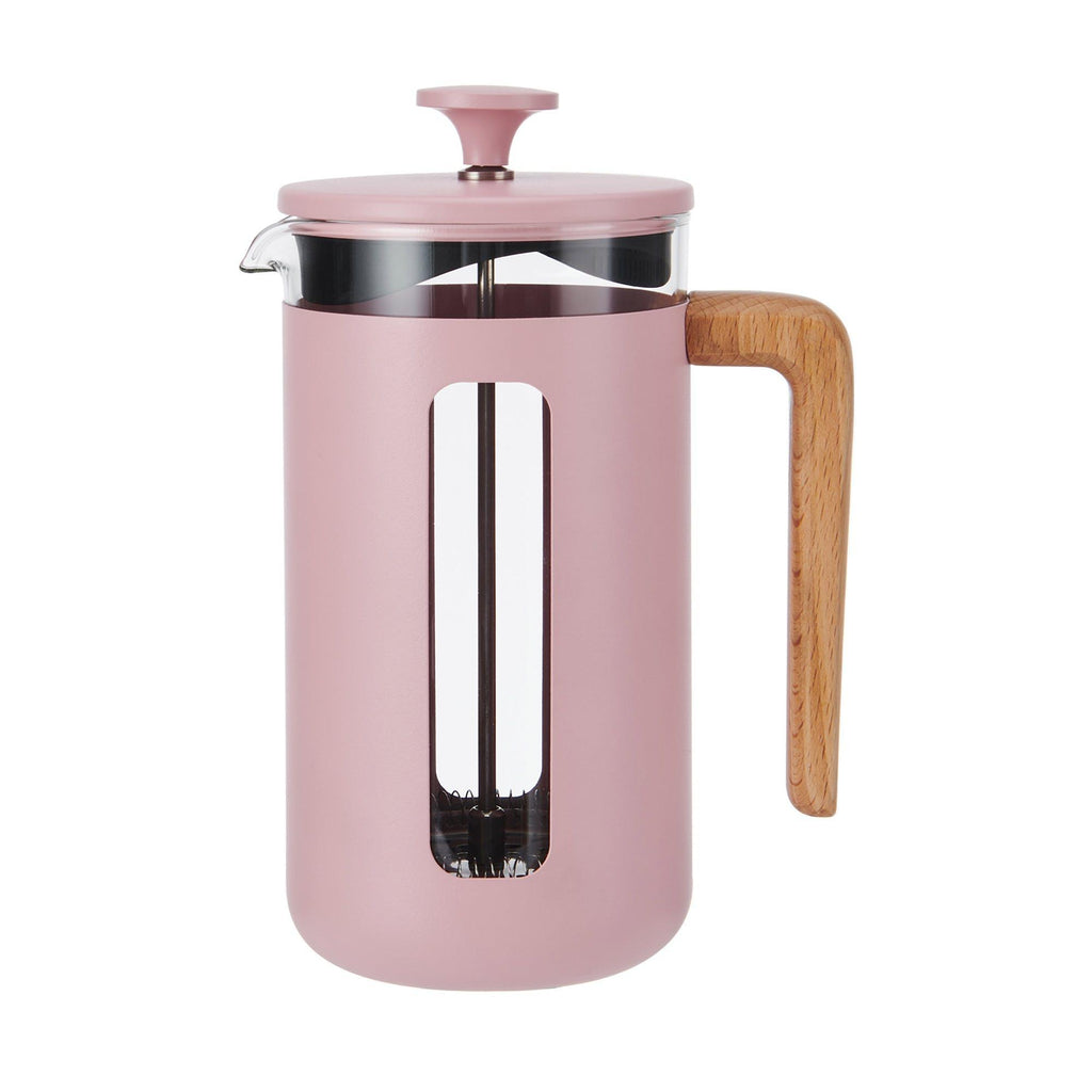 Retro 8 Cup Cafetiere - Taupe, Pink, Cream or Blue - Distinctly Living 