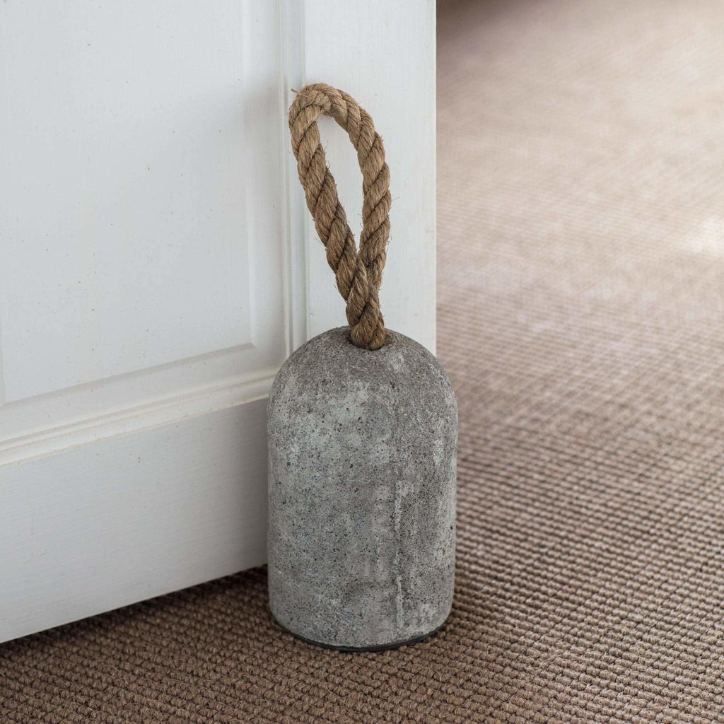 Rope and Cement Doorstop - Distinctly Living 