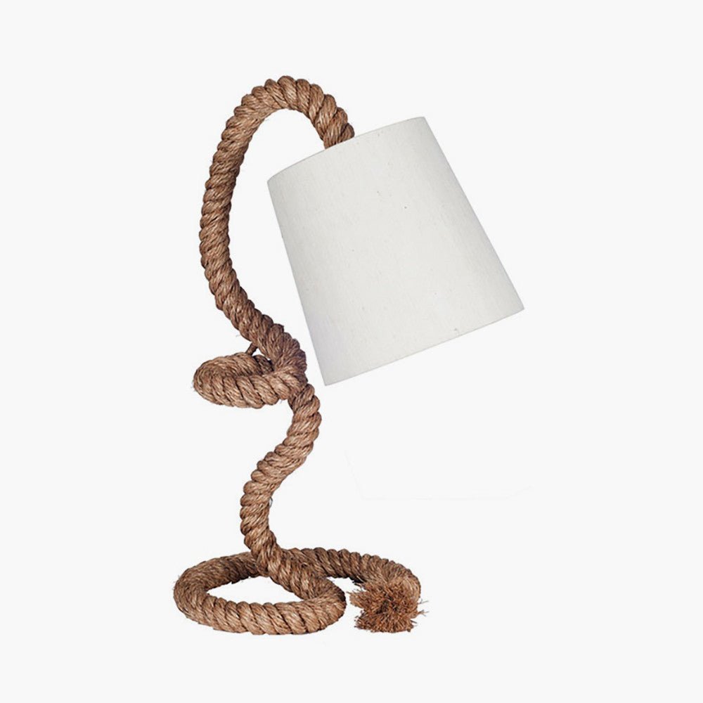 Rope Knot Desk Lamp and Shade - Distinctly Living