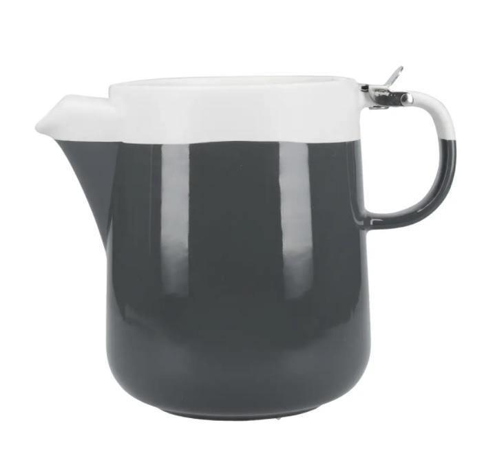 Two Tone Large Grey Teapot 1.2 litre - Distinctly Living