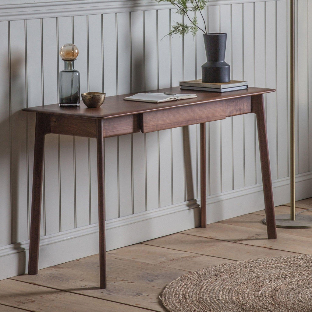 Valencia 1 Drawer Desk Walnut or Oak - Distinctly Living 