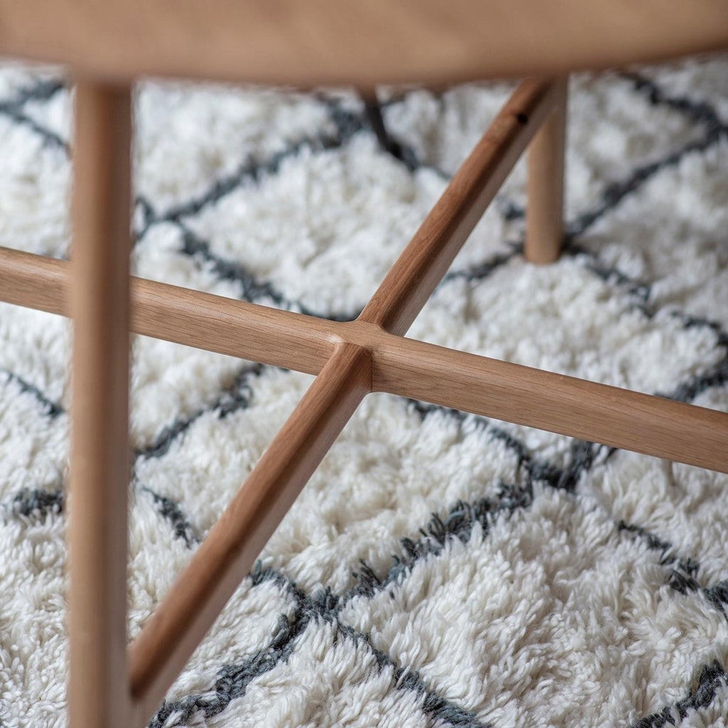 Valencia Round Dining Table in Oak - Distinctly Living 