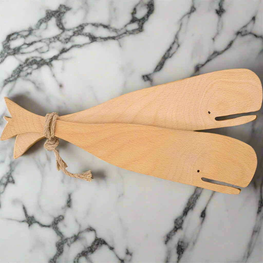 Whale Salad Servers - Distinctly Living